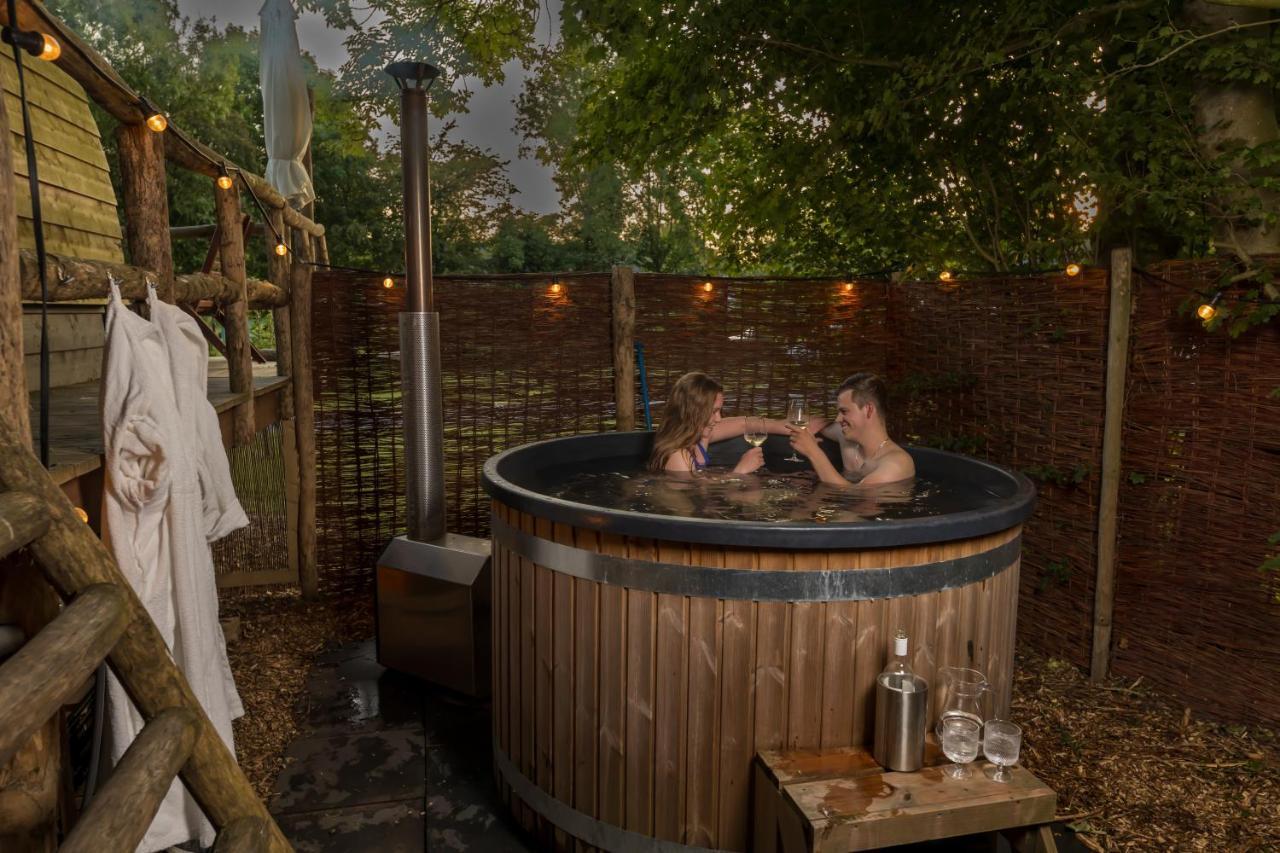 Boomhuis Met Optioneel Wellness - Vakantiepark De Schreiershoek Dokkum Esterno foto