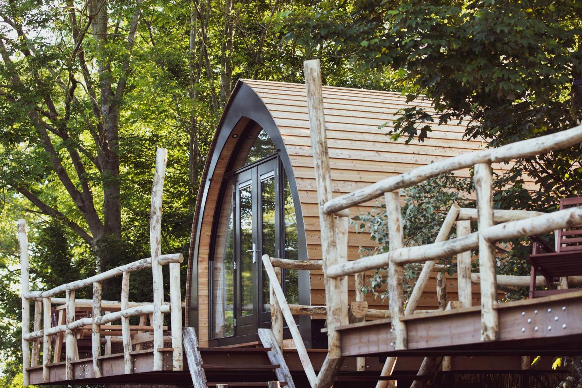 Boomhuis Met Optioneel Wellness - Vakantiepark De Schreiershoek Dokkum Esterno foto