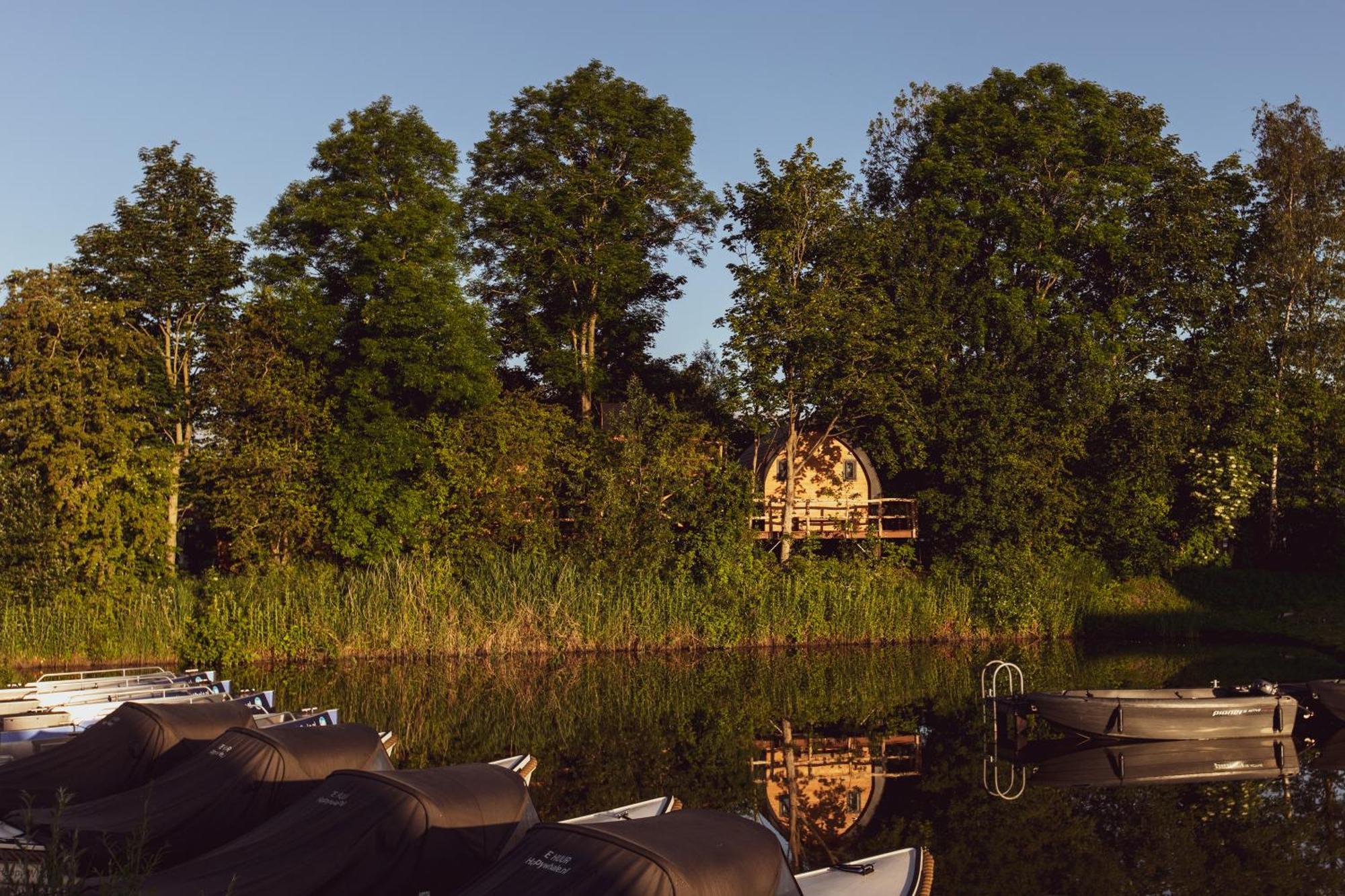 Boomhuis Met Optioneel Wellness - Vakantiepark De Schreiershoek Dokkum Esterno foto